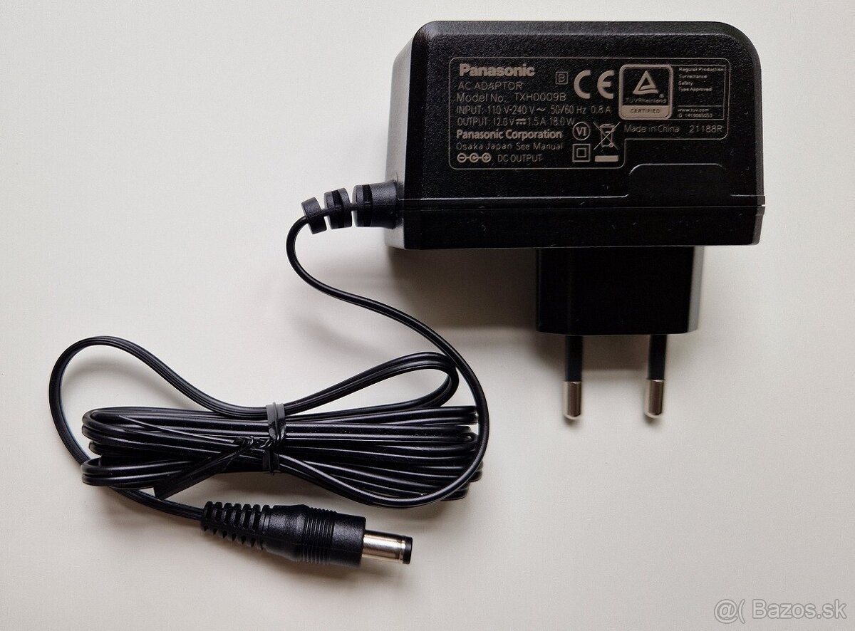 Predám originálny adaptér Panasonic model TXH0009B