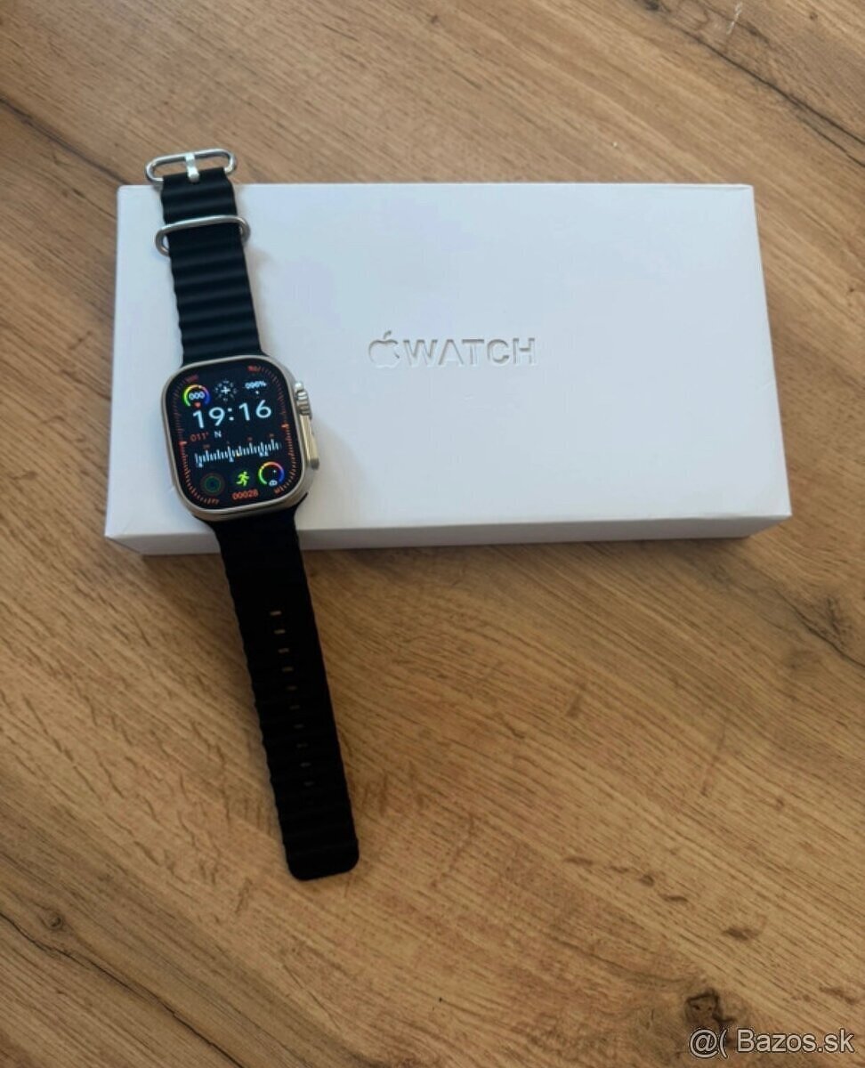Inteligentné hodinky Ultra Watch 2 Titanium - čierne