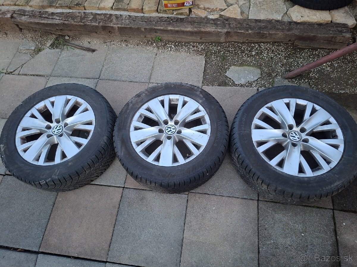 3ks zimné pneumatiky tiguan