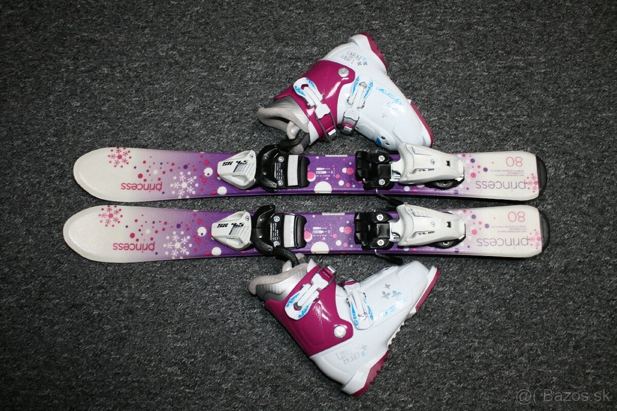 lyže Princess dievcenske 80 cm