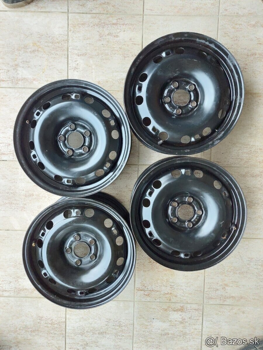 5x100 r15 plechove disky vw