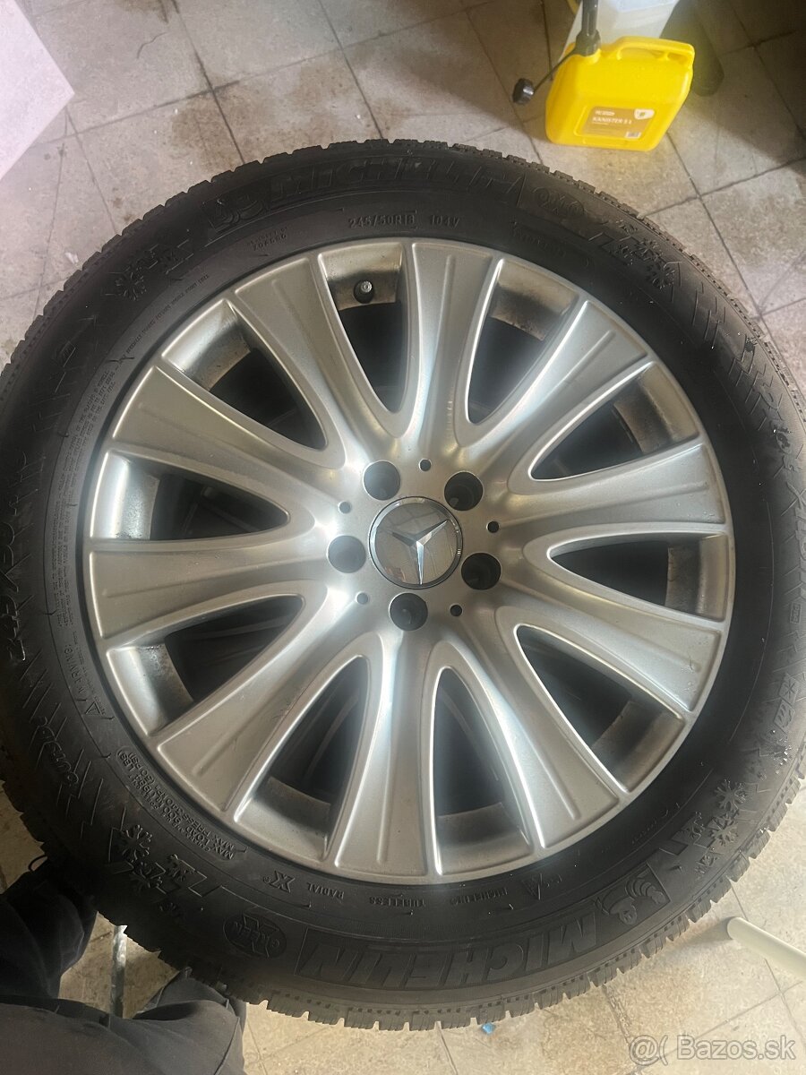 5x112  245/50  R18 mercedes elektrony + zimné pneumatiky