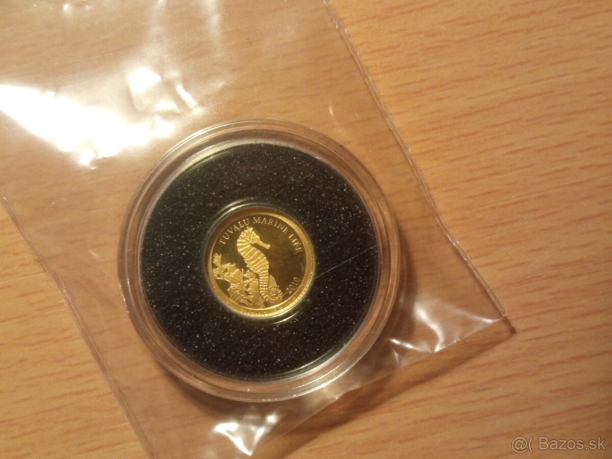 Investičné zlato Tuvalu 2010 1/2g