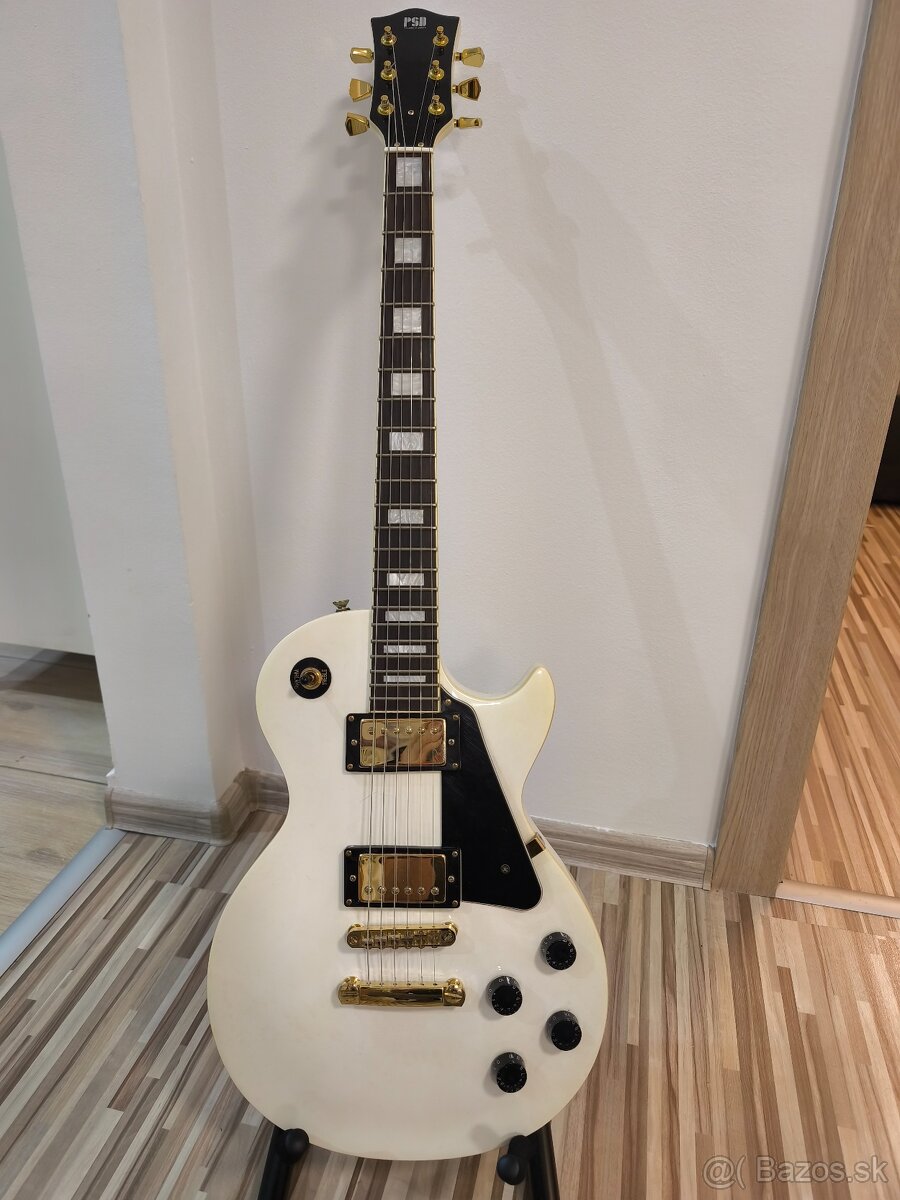 Elektrická gitara PSD Guitars LSP-100 White + Spider 15 Watt