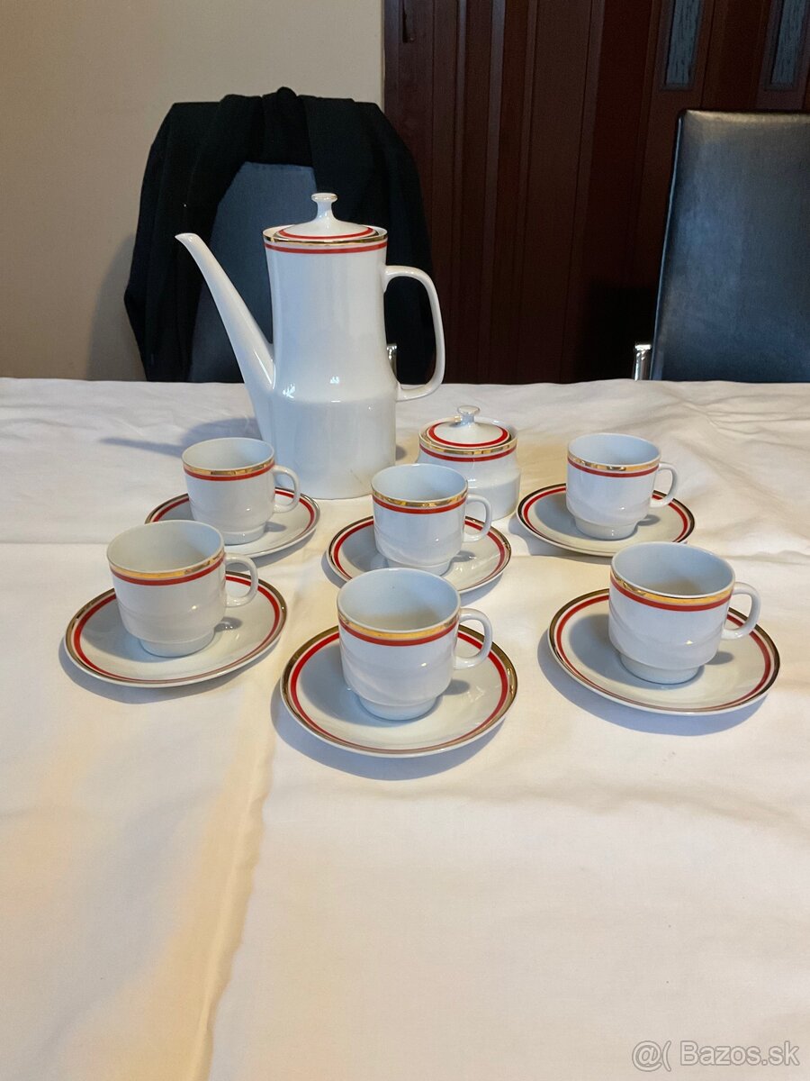 Porcelánová kávová súprava