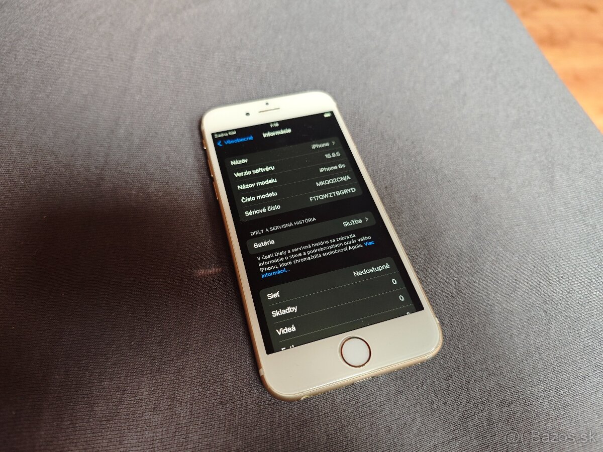 predam iPhone 6s 64gb zlaty