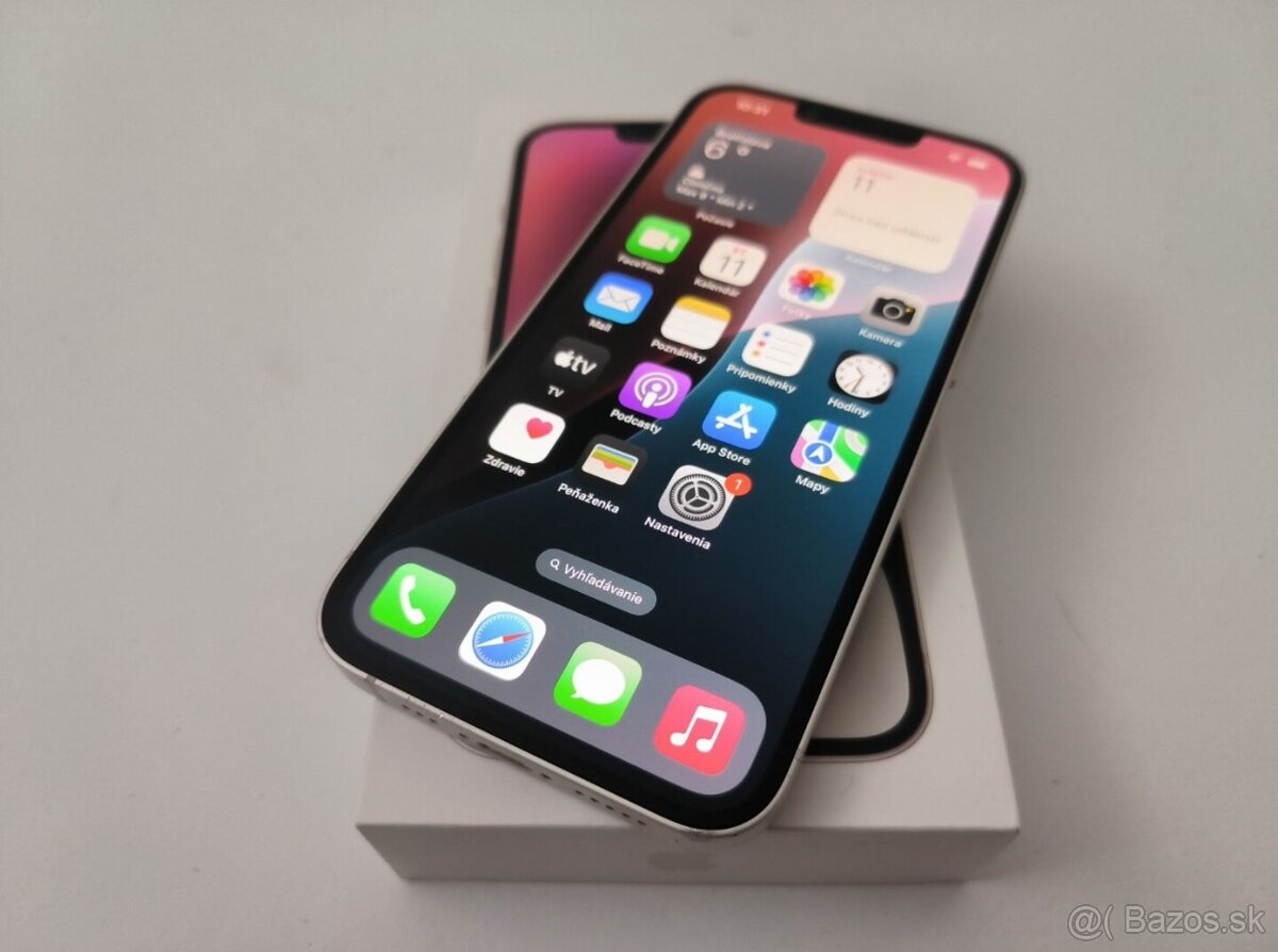 apple iphone 14 128gb Starlight / Batéria 100%