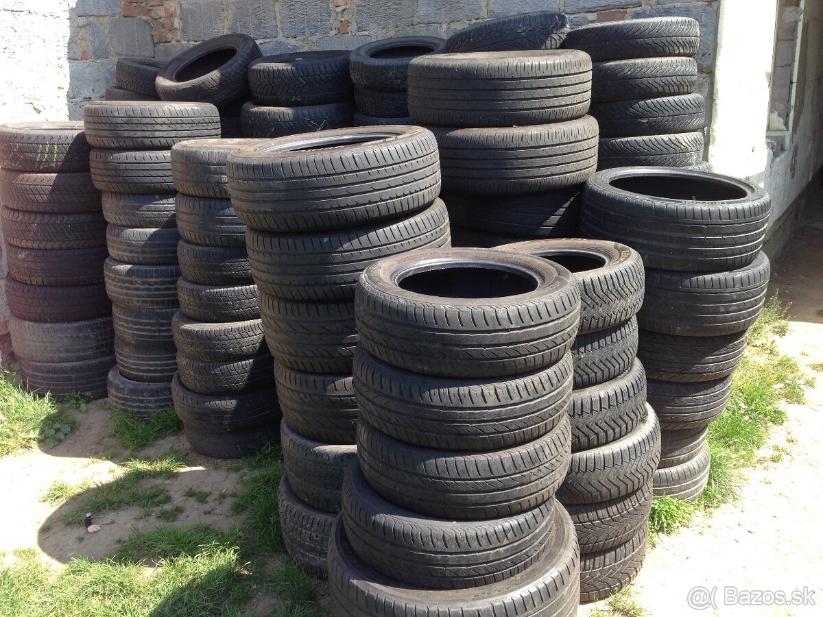 Predám letné Pneu mám vjac rozmeroch