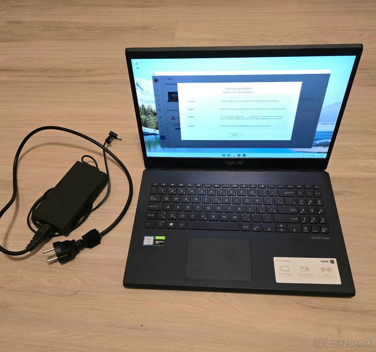 Predám notebook ASUS VivoBook X571GD – i5, 8GB RAM,512GB SSD