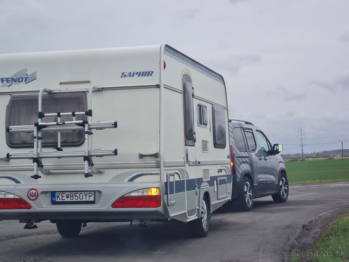 Predám karavan Fendt Saphir 420 klíma, mover, predstan