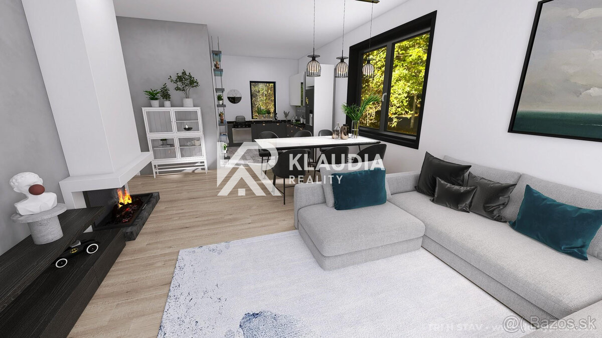 Moderný 4-izbový bungalov v tichej lokalite Ploské – novosta