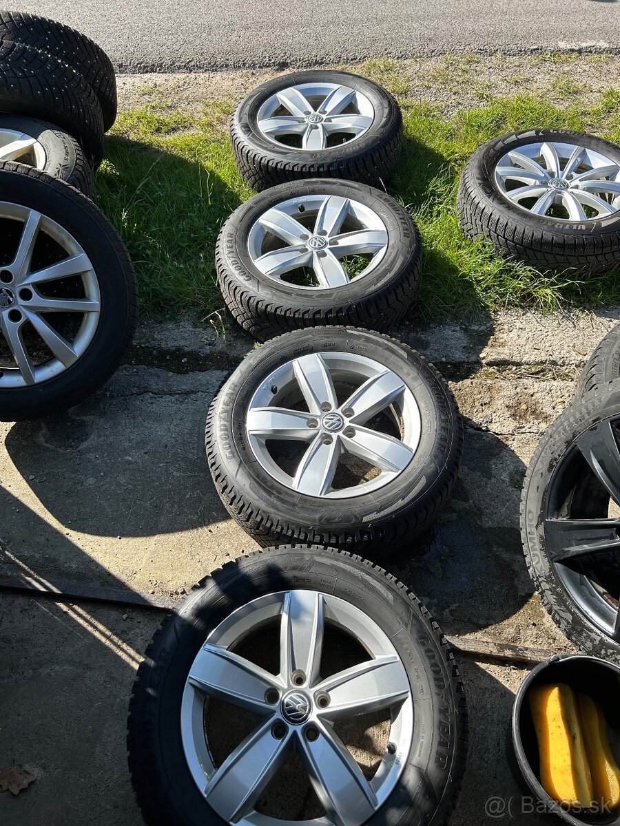 215/65 r17 Originál VW Corvara 5x112 ET38 ✅Škoda Seat Audi