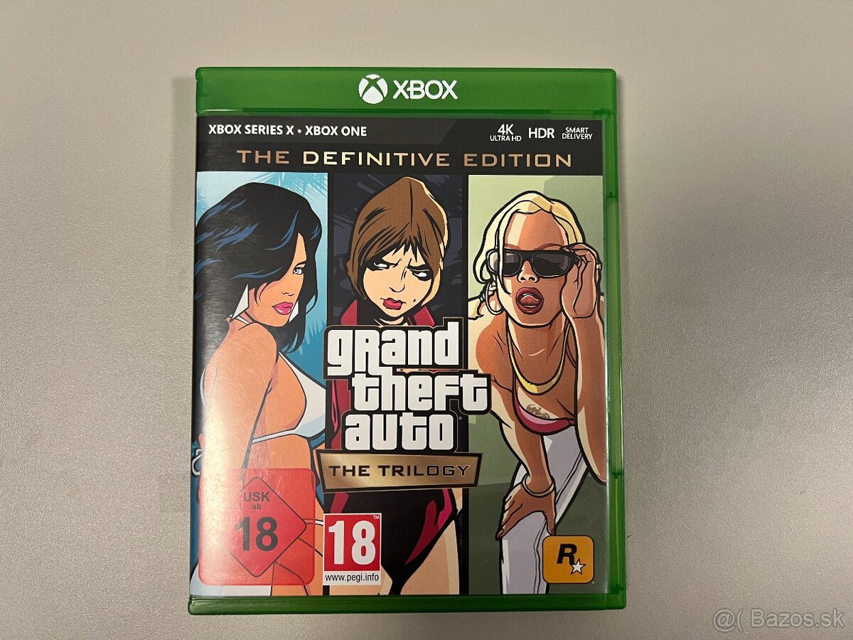 Hra GTA definitive edition na x box one