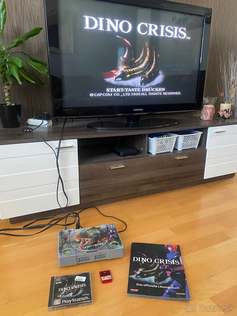 Playstation 1 Ps1 Dino Crisis Edition + Manual/kniha + Hra
