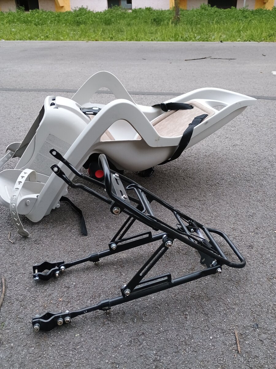 Sedačka na bicykel a nosič