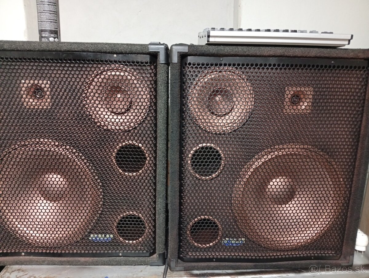 DAN troj pásmové Repro bedne osadené Eminence 500 watt
