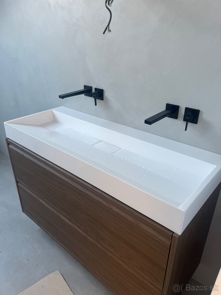 Umývadlová skrinka IKEA ÄNGSJÖN + kompaktná doska