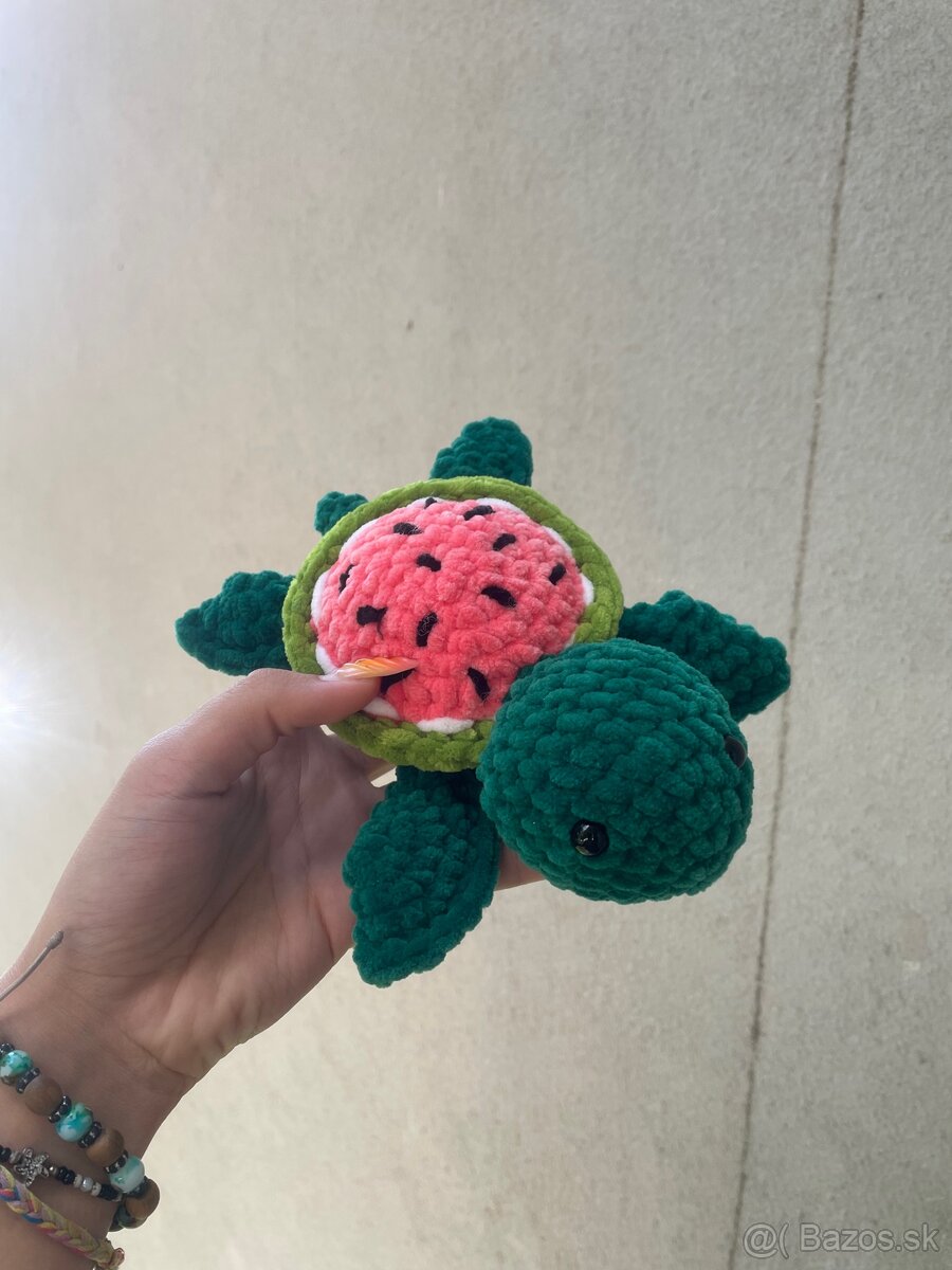 Hačkované ovocné korytnačky HANDMADE
