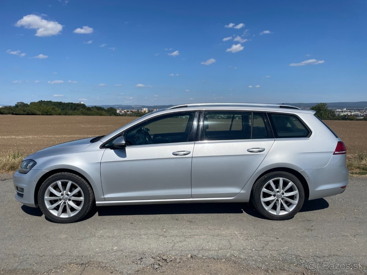 NEbouraný VW GOLF 7 combi 2.0TDI 110kW, 6r., NAVI, HIGHLINE
