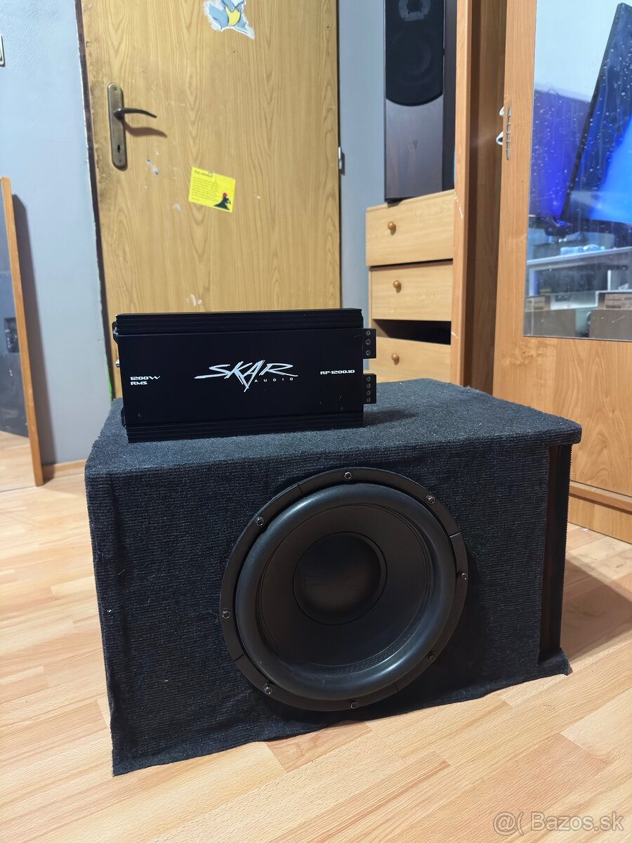 Predám zosilňovač a subwoofer do autá