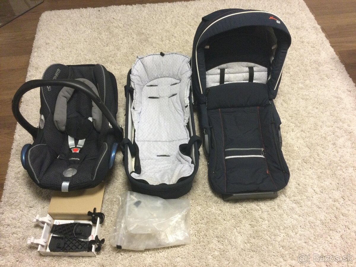 Predám kočík Hartan Racer GTS+vajíčko Maxi Cosi Cabriofix