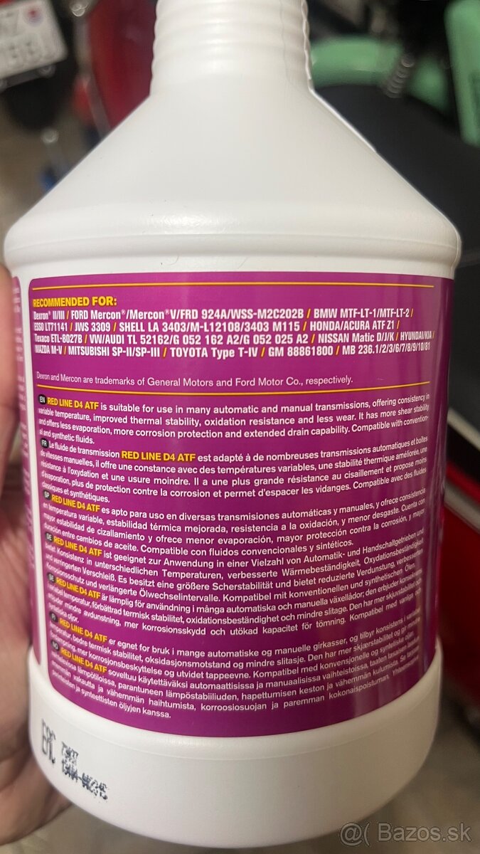 Red Line D4 olej do prevodovky e46