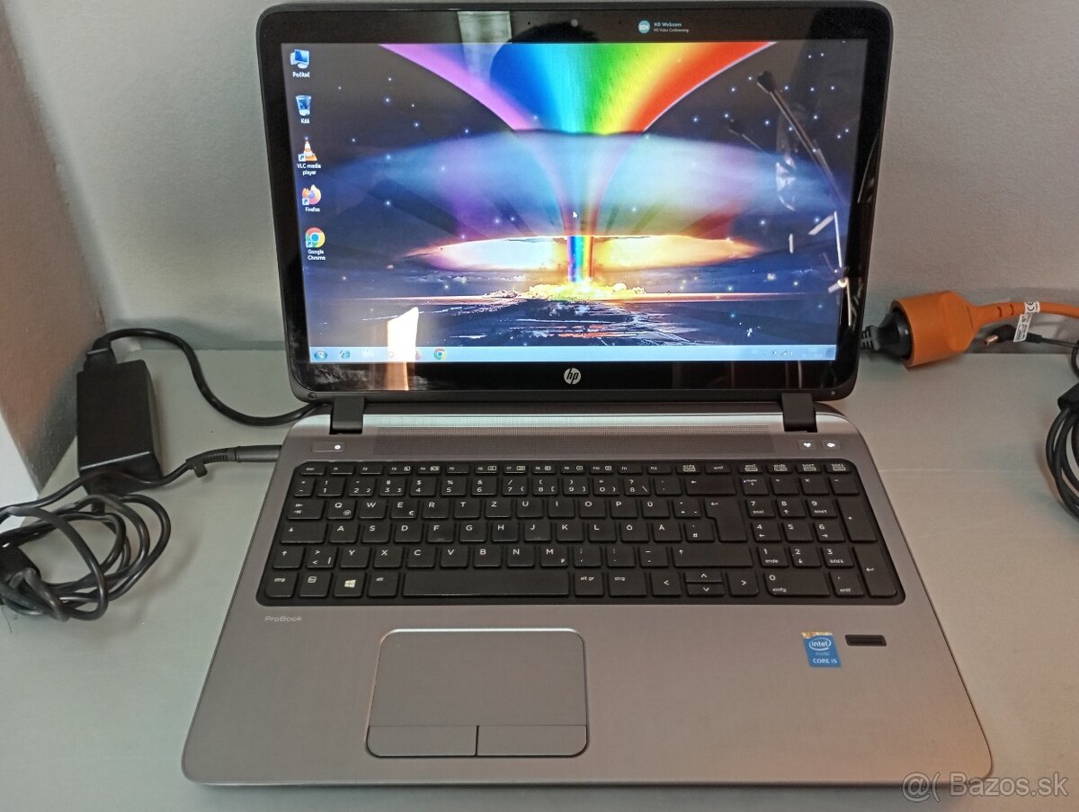 predám HP PROBOOK 450 G2 , WINDOWS 7 , dotykový displej
