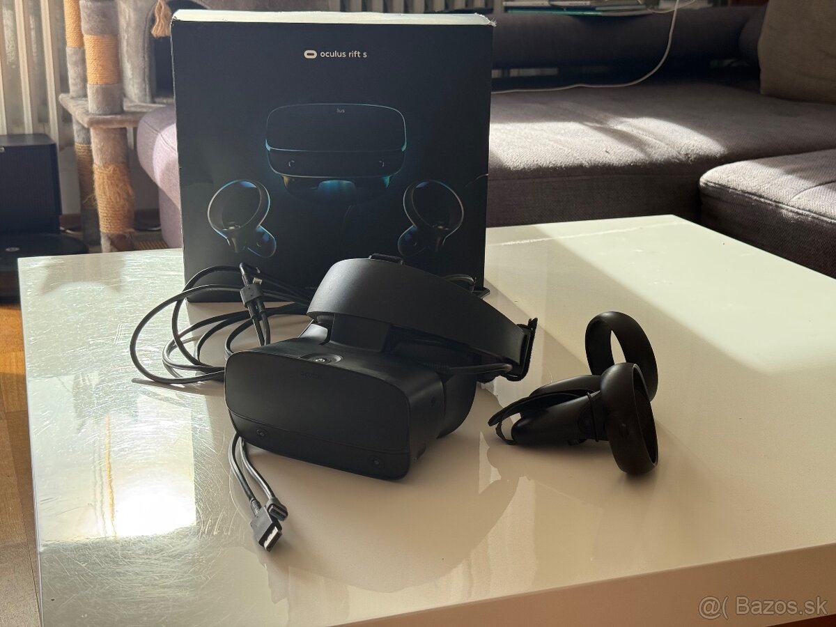 Predám VR headset Oculus Rift S (PC VR) – Kompletné balenie