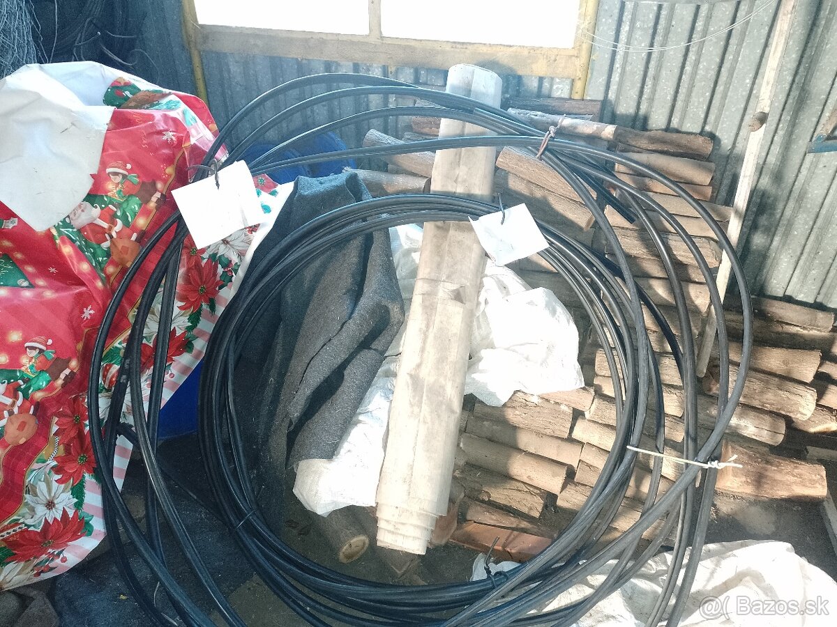 Silovy kabel - hlinik 4zily plus lano