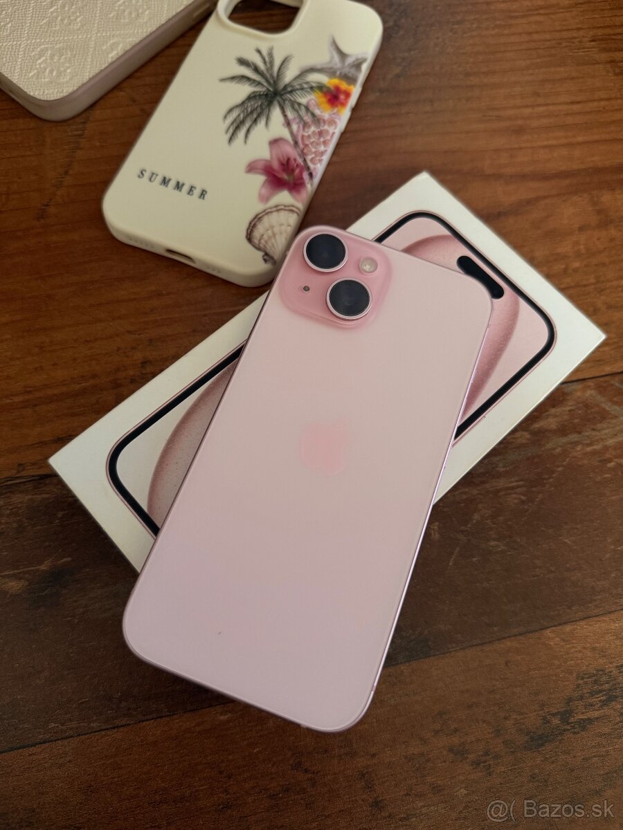 iPhone 15 128 GB - ružový 🌸