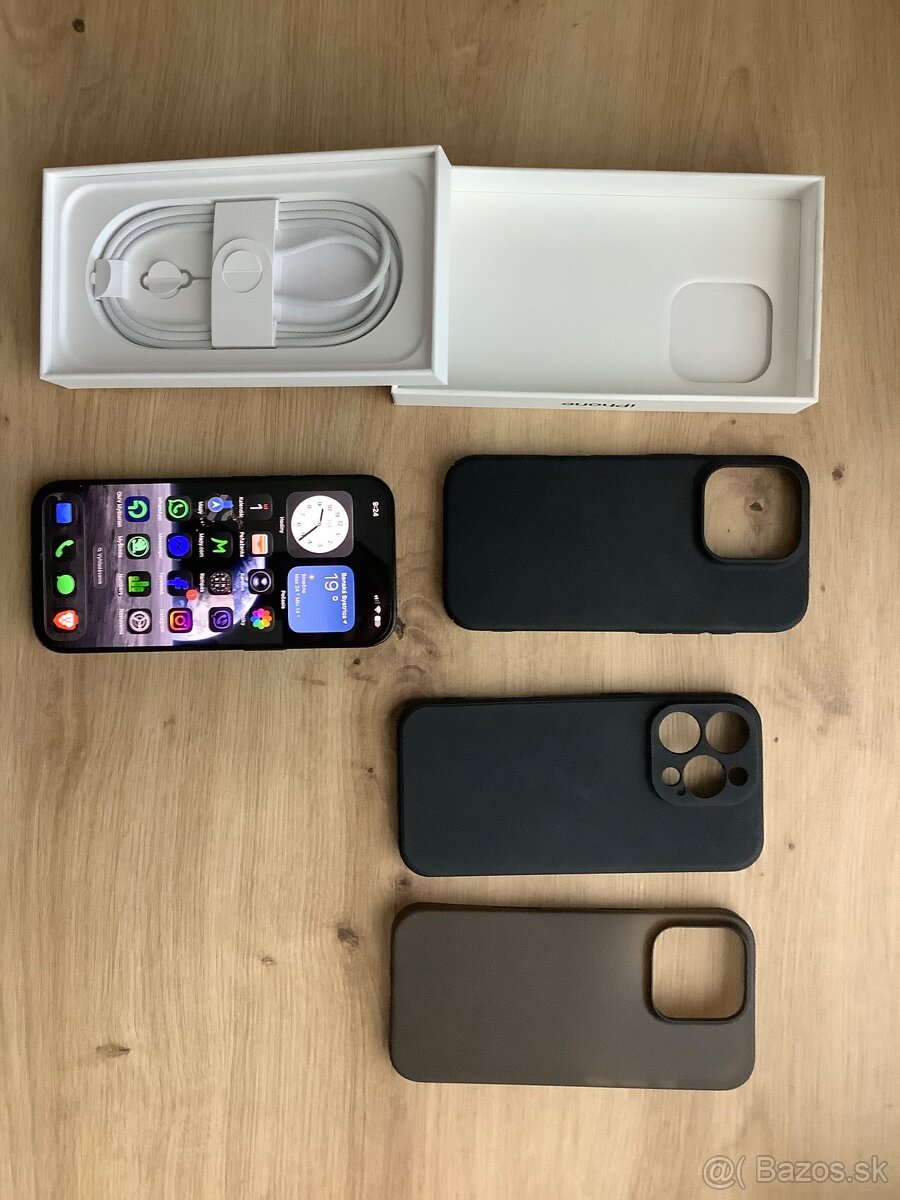 iPhone 16 Pro 128GB cierny TOP stav