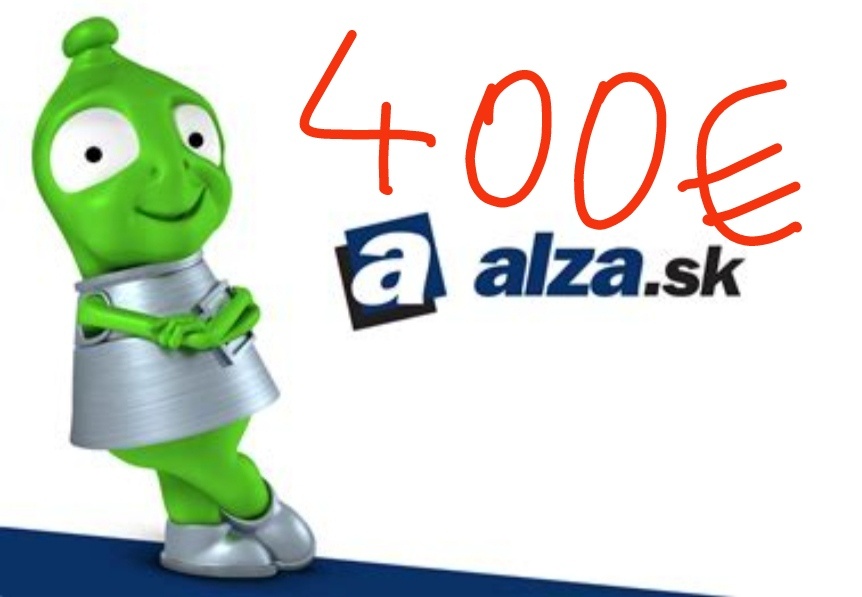 Zľavové poukazy do Alza.sk v hodnote 400€