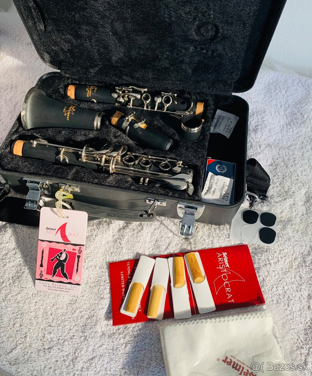 Predám nový B- klarinet SELMER ARISTOCRAT CL 601 C, student