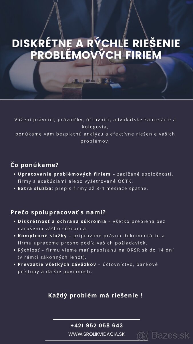 LIKVIDACIA SRO