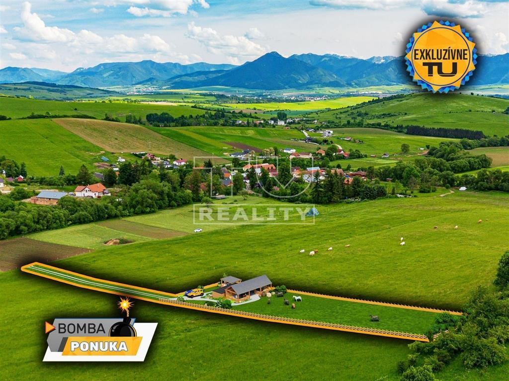 EXKLUZÍVNE iba v TUreality ponúkam investičný pozemok s...