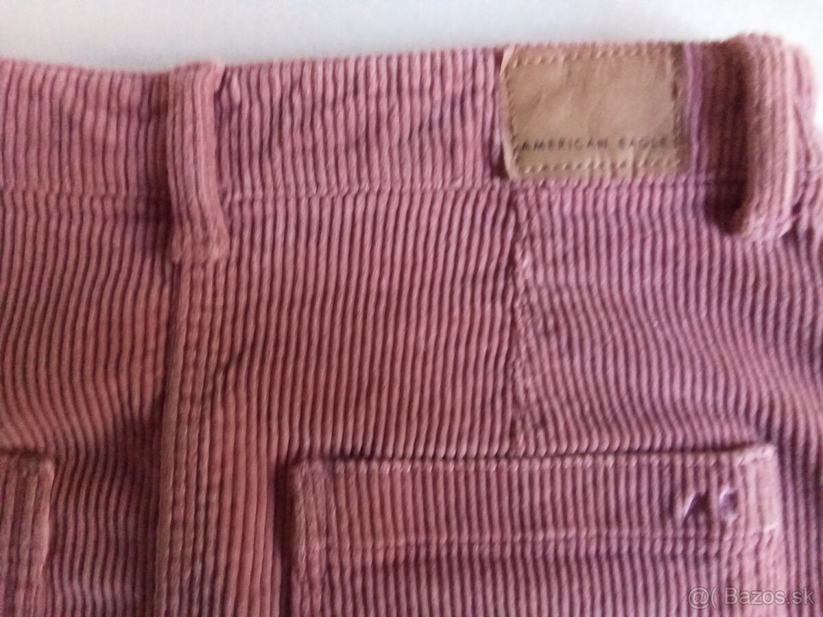 American Eagle Manchestrová Sukňa Veľkosť 2
