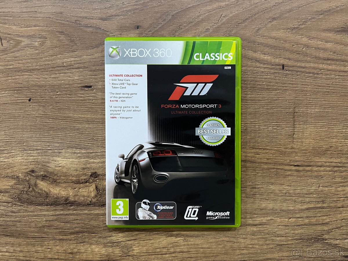 Hra Forza Motorsport 3 Ultimate Collection CZ na Xbox 360
