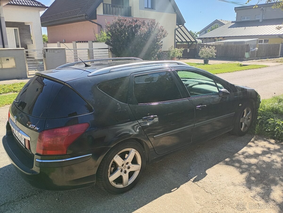 Peugeot 407 combi, 2.0 HDi, automat,panoramatická strecha