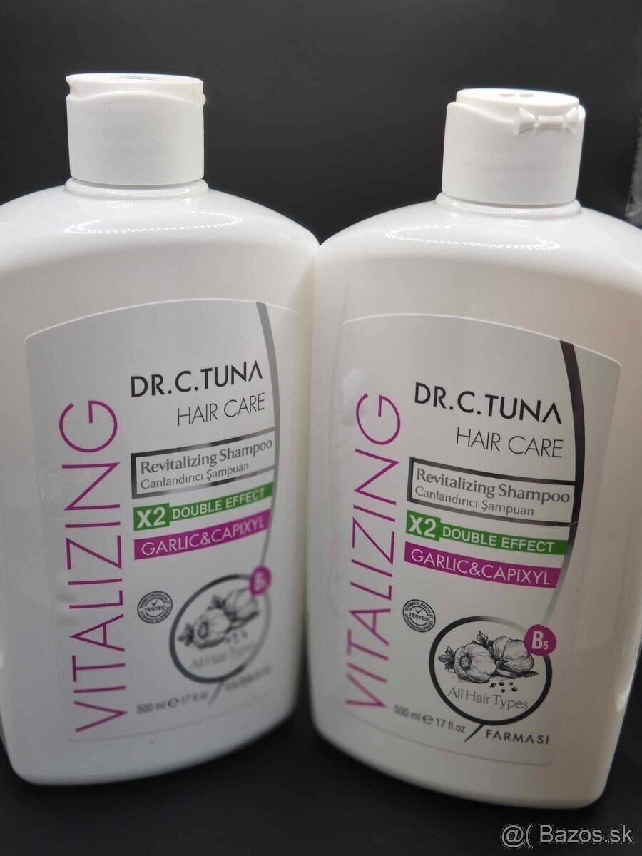 2x cesnakový šampon s capixylom