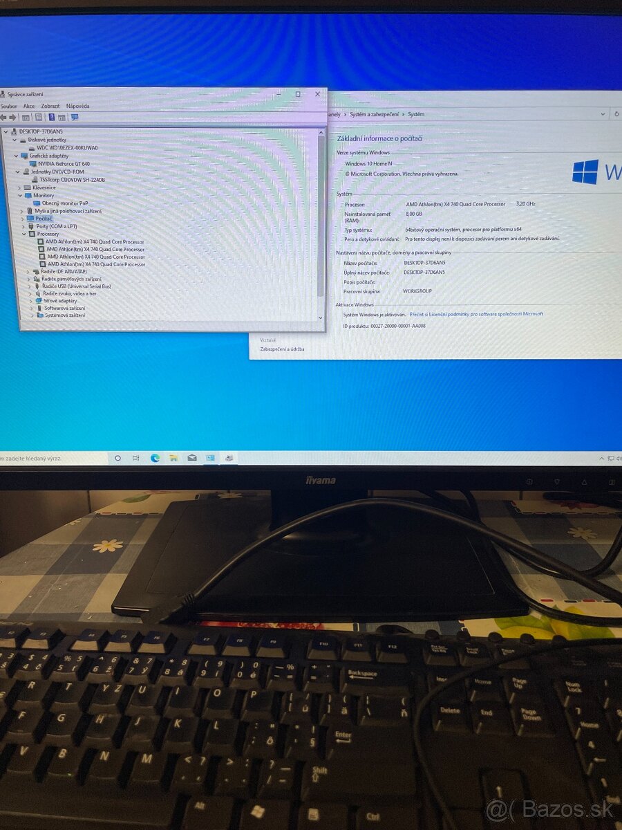 💻 Stolný počítač + 24" monitor iiyama G-Master GE2488HS / A