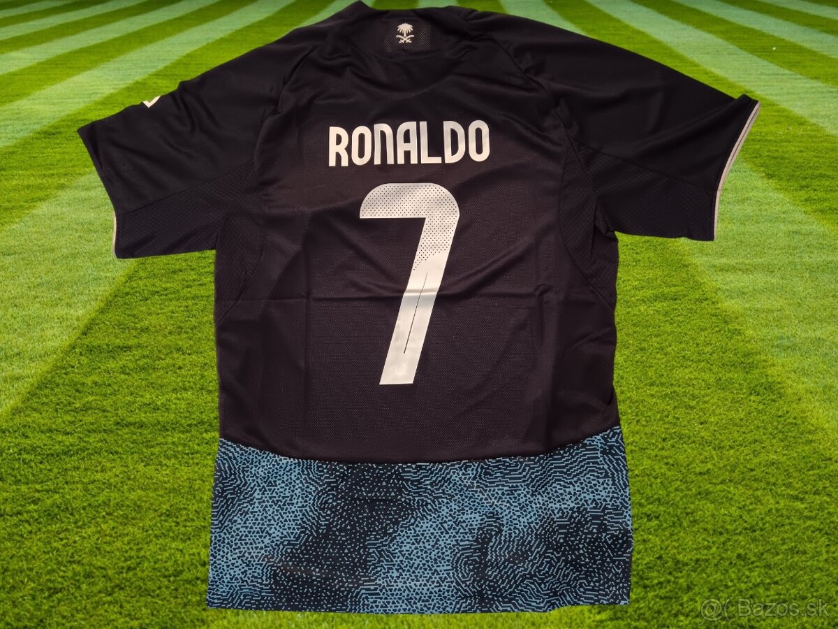futbalový dres Ronaldo Al Nassr Authentic away 25/26 blue