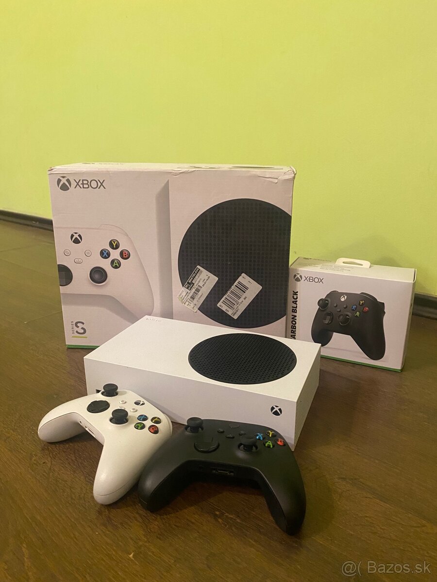 PREDAM/VYMENIM Xbox Series S 500GB + 16 hier + 2 gamepady