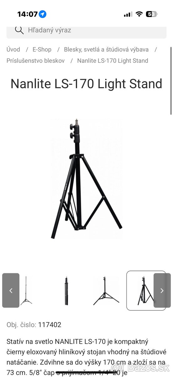 Nanlite LS-170 Light Stand