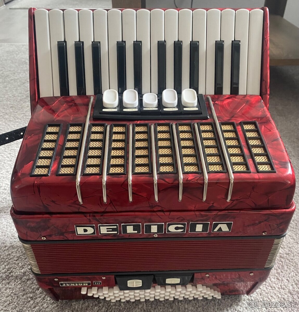 Akordeon/harmonika Delicia Junior 72-bas