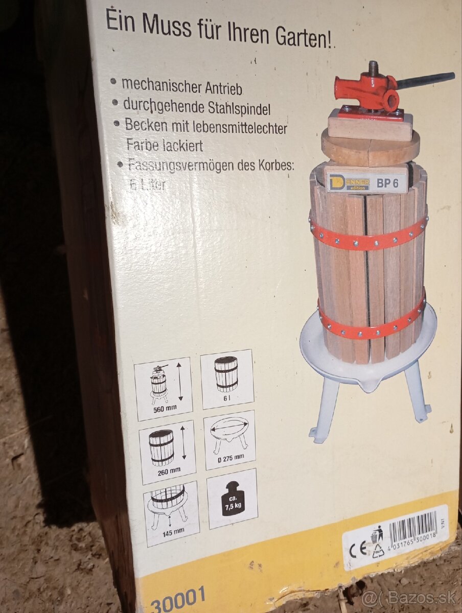 Predám lis na ovocie