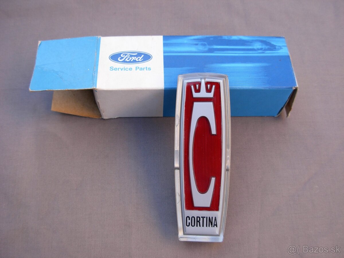 Ford Cortina Mk 3 labuť line 1 nepoužitý znak masky chladiča