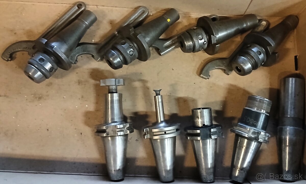 Na predaj tŕne, upínače, redukcie ISO 40