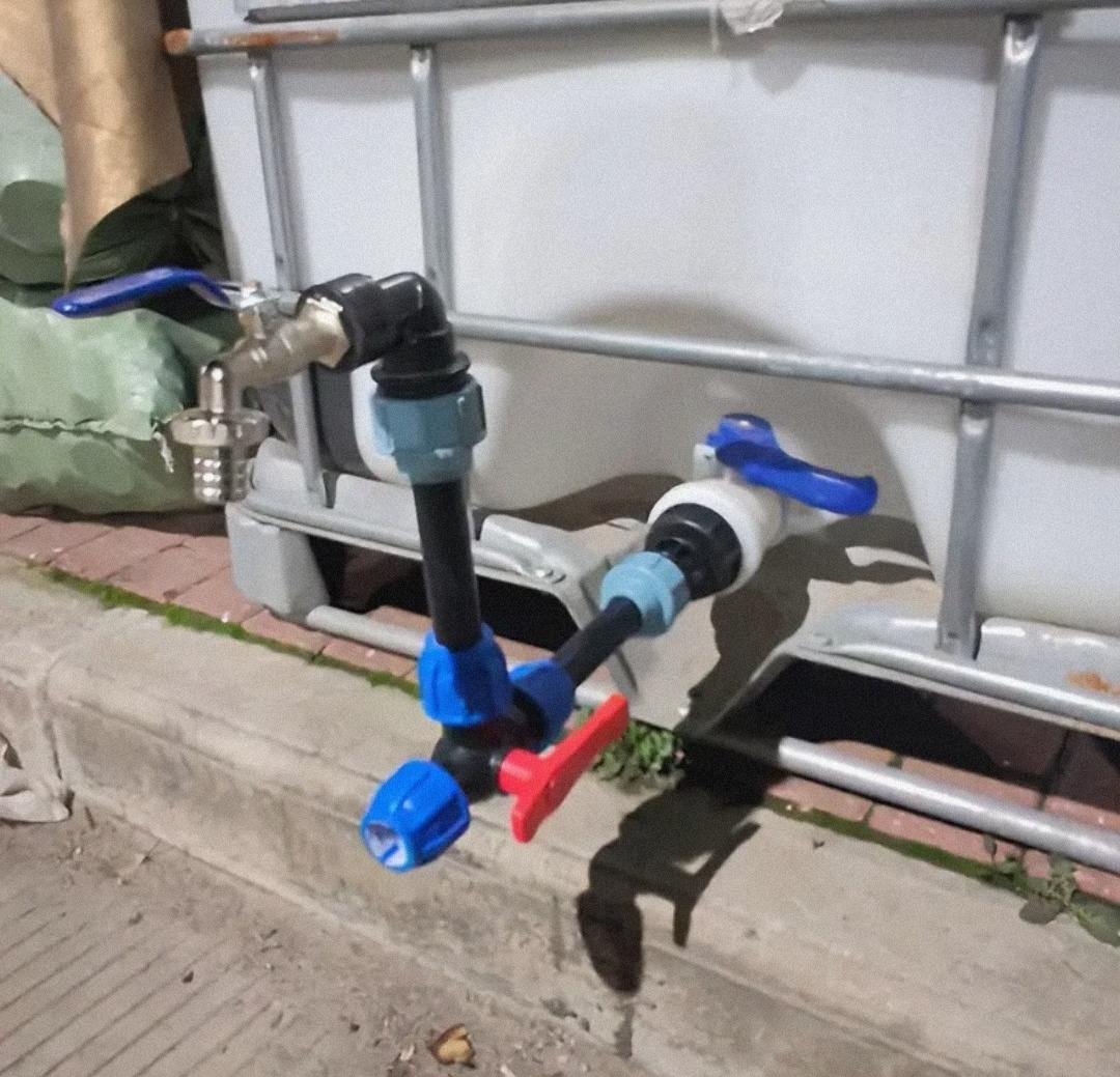 ventil na IBC nádrž