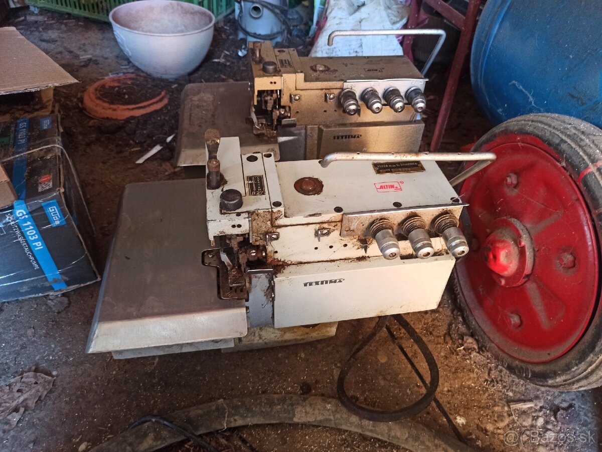 Priemyselný šijací stroj overlock textima 8515