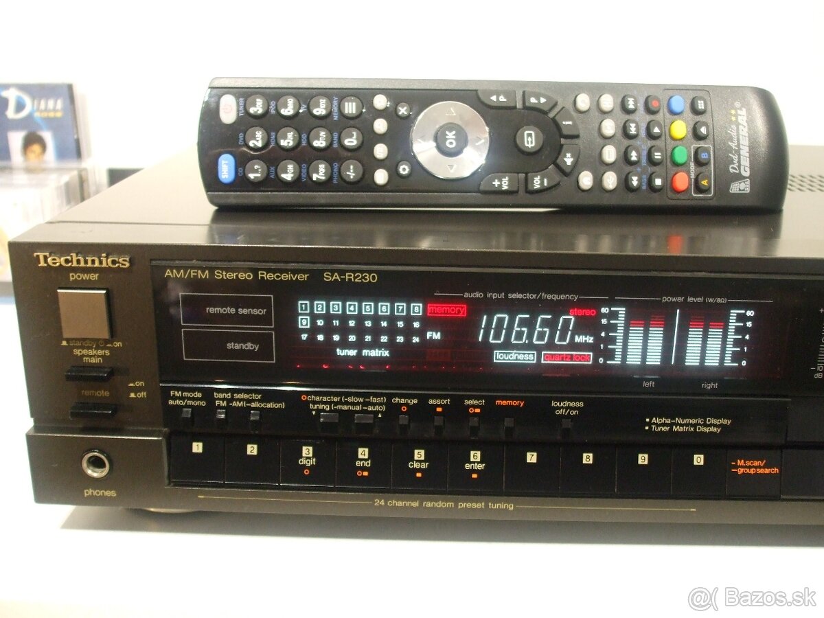 330W receiver = zosilnovac +equalizer +tuner TECHNICS, Japan